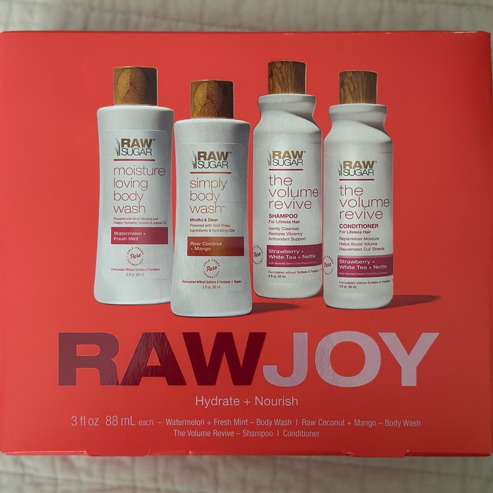 Raw Sugar 4pc. Gift Set